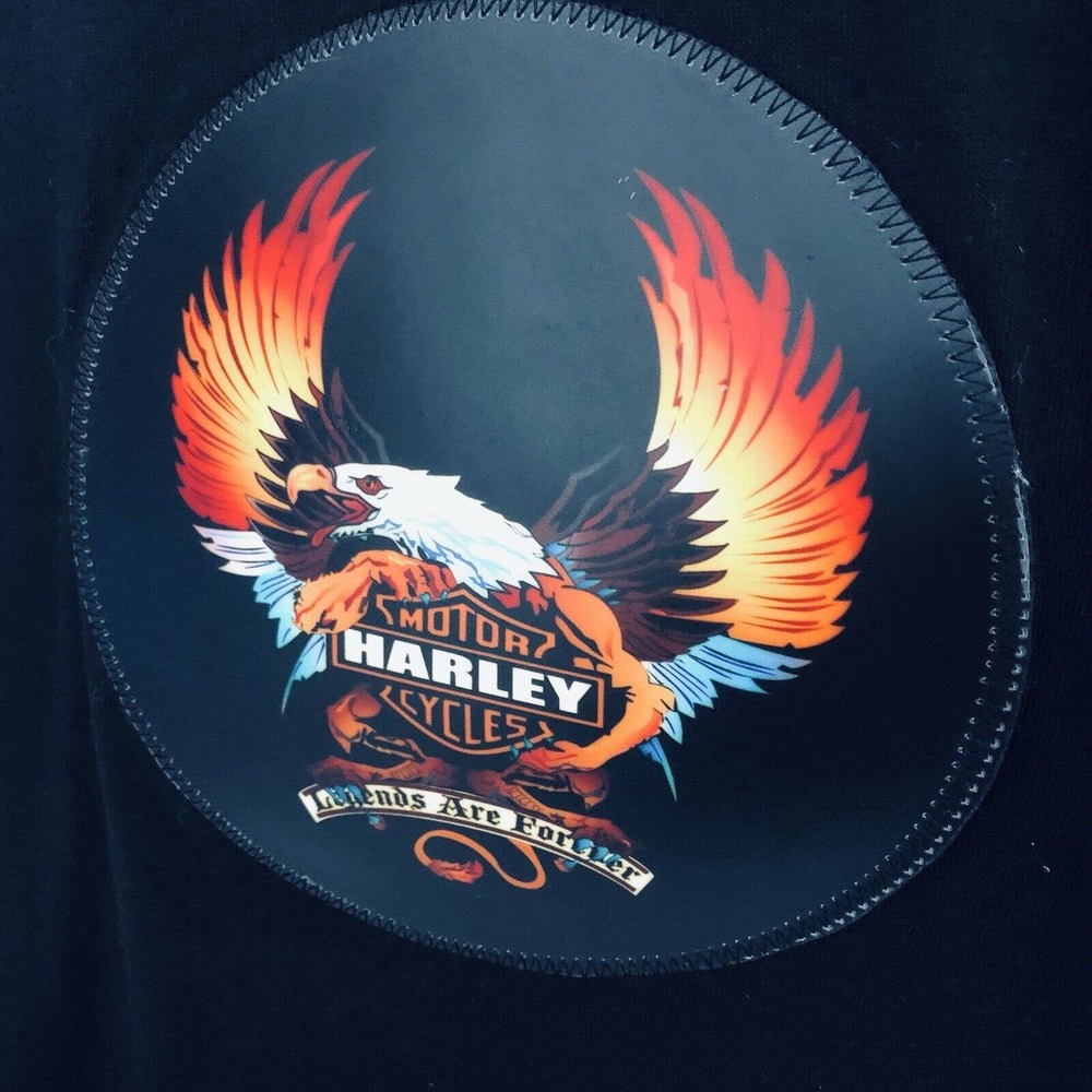 Flashing Harley Davidson shirt Sensor Black Electric Light Up Patch Flashwear 2X